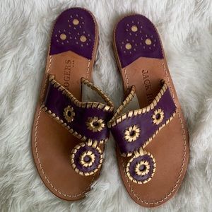 Jack Rogers College color sandal purple